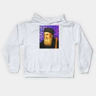 John Wycliffe Portrait | John Wycliffe Artwork 3 Kids Hoodie